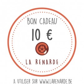 Chèque cadeau 10 €