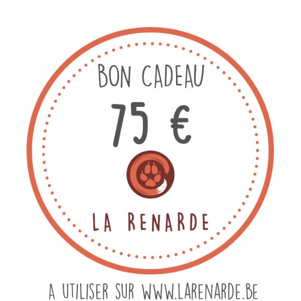 Chèque cadeau 75 €