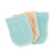 Lot de 3 gants démaquillants lavables