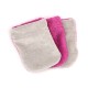 Lot de 3 gants démaquillants lavables