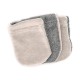 Lot de 3 gants démaquillants lavables