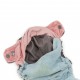 Couche TE1 Taille Naissance unie gris/bleu-rose avec insert en coton - Seconde Main