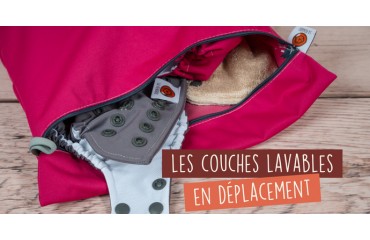 Utiliser des couches lavables en déplacement